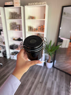 Airtight container with thermometer